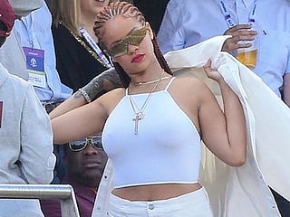 Rihanna sprinkles stardust at Cricket World Cup, visits West Indies team