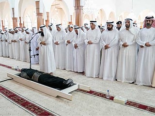 UAE leaders, people pay respects as Shaikh Khalid laid to rest