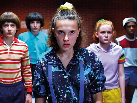 Noah Schnapp, Finn Wolfhard, Millie Bobby Brown, Sadie Sink and Caleb McLaughlin.