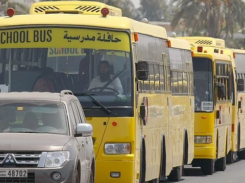 NAT_140619_SCHOOLBUS-ARAMZAN
19 June 2014
Kids in the School bus in Dubai.
(Picture for illustrative purpose only)
Photo:Ahmed Ramzan/Gulf News