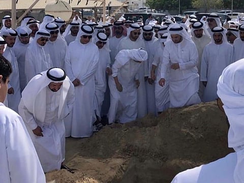 Shaikh Khalid Bin Sultan Al Qasimi laid to rest in Sharjah on July 3