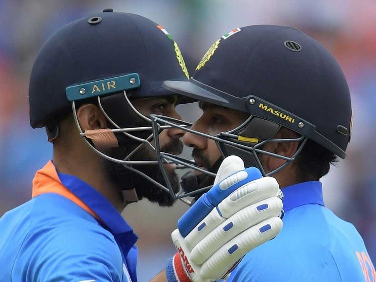 Virat Kohli and Rohit Sharma 
