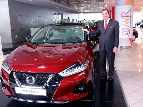 Michel Ayat, CEO of AWR Automotive, with the new Nissan Maxima. For the full-year 2019, Ayat expects overall vehicle sales to be in the 240,000 unit plus range.