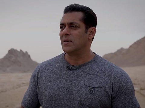 Salman Khan behind the scenes in Abu Dhabi