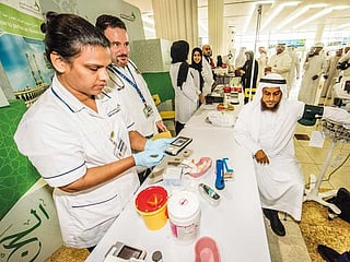 Pilgrims set off from Dubai en masse ahead of Haj