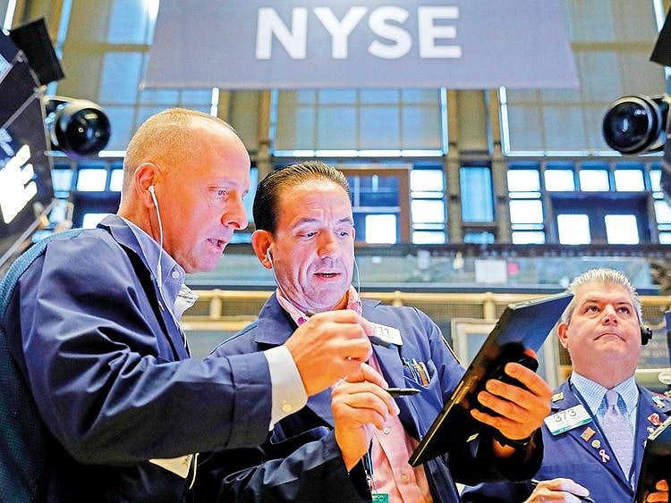Traders at the New York Stock Exchange