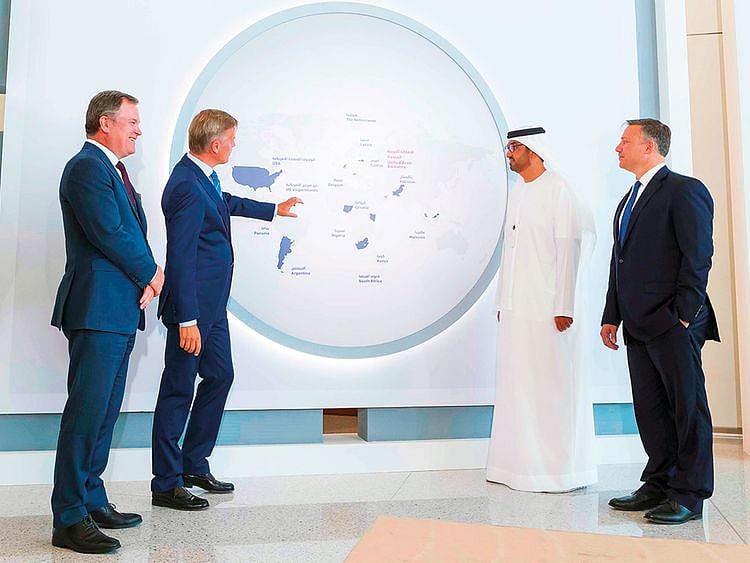 Dr Sultan Ahmad Al Jaber, Rob Nijst, CEO VTTI