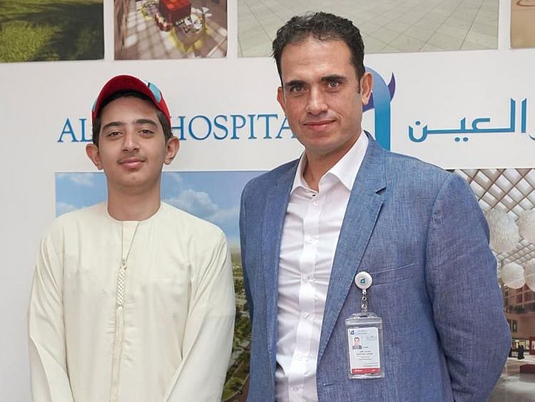 Ibrahim Abu Nemir with Dr Jamal Alkoteesh
