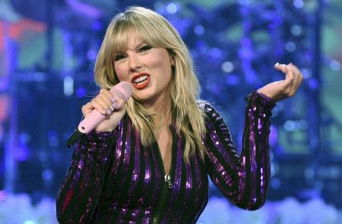 Singer Taylor Swift performs at Amazon Music's Prime Day concert at the Hammerstein Ballroom in New York City.