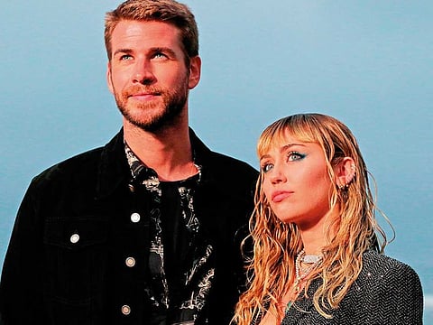 Miley Cyrus and Liam Hemsworth