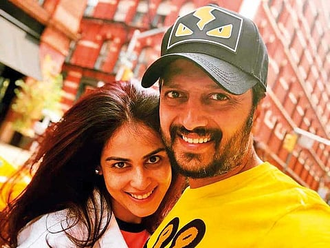 Riteish Deshmukh and actress Genelia