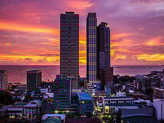 Manila skyline: For illustrative purposes only.