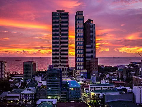 Manila skyline: For illustrative purposes only.