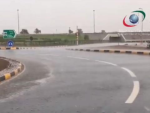 Moderate to heavy rain seen in the UAE on Saturday, August 17
