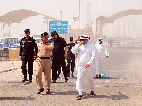 Kuwaiti officials at Safwan border crossing, Iraq. Picture used for illustrative purposes.