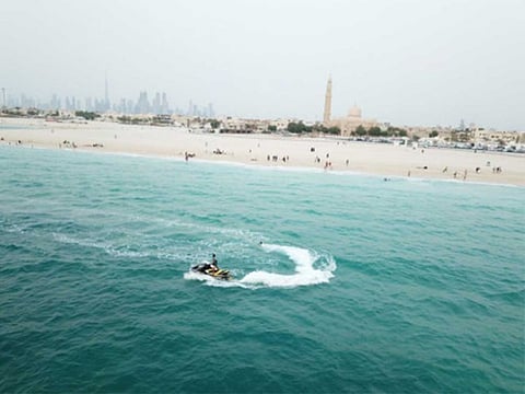 Picture for illustrative purpose only. Sea patrols went to the scene and rescued the man who was in the water.