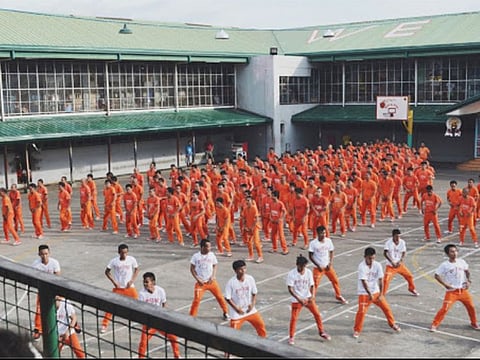 Filipino inmates perform a well-choreographed dance number — including Michael Jackson's moves and 'Gangnam' — inside a correction facility in the central Philippine city of Cebu as part of their daily routine.