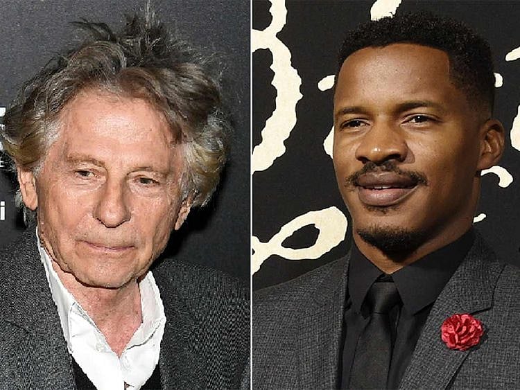 Roman Polanski, left, and Nate Parker