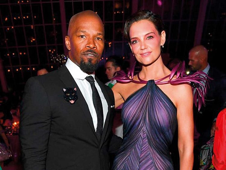 190821 jamie foxx and katie holmes