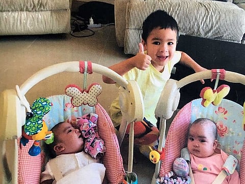 Three children together