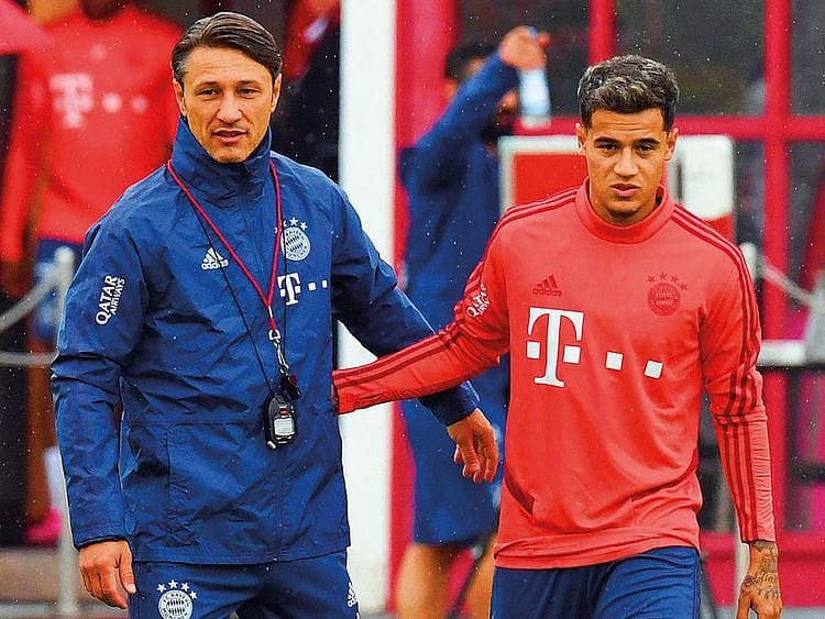 Bayern Munich's Philippe Coutinho