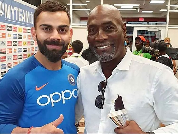 Virat Kohli and Vivian Richards