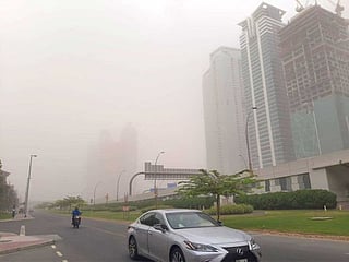 Watch: Heavy rain and dust storm hit many areas of UAE