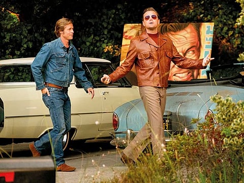 Brad Pitt and Leonardo DiCaprio in ‘Once Upon a Time in Hollywood’.