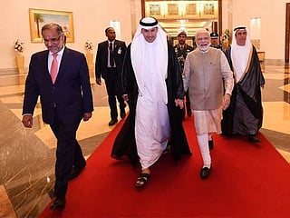 Watch: Indian Prime Minister Narendra Modi arrives in Abu Dhabi, UAE 