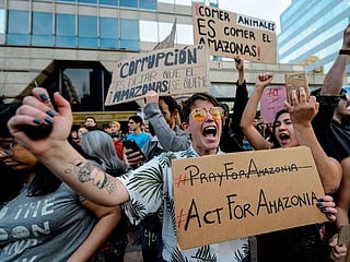 Amazon fires singe Bolsonaro