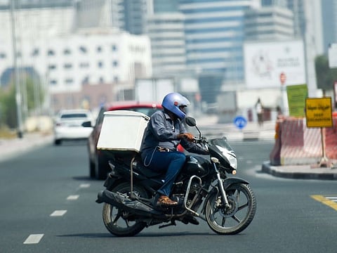 Most food delivery riders work 12-hour shifts