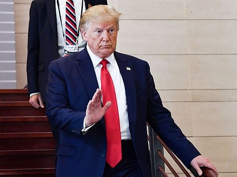 US President Donald Trump  
