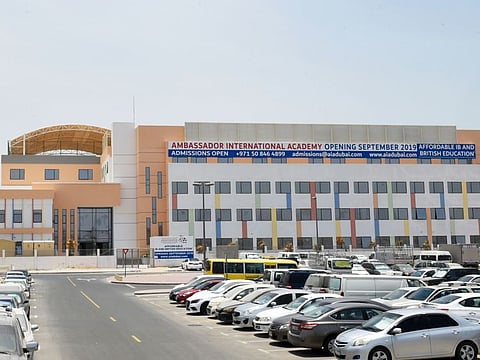 Ambassador International Academy which is set to open its door for students in September 2019. Photo: Virendra Saklani/Gulf News