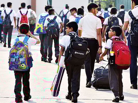 File image of school students in UAE for illustrative purpose only