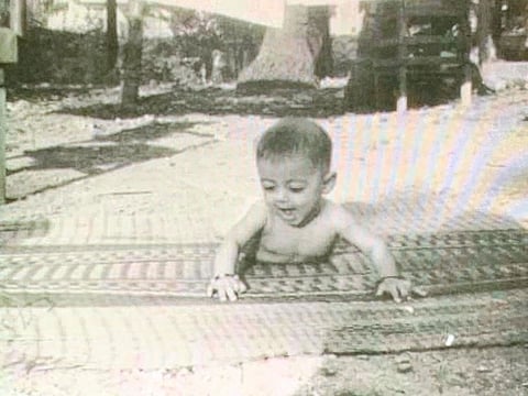Salman Khan when he was a baby