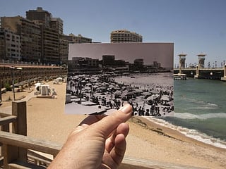 Rising seas threaten Egypt’s fabled port city of Alexandria