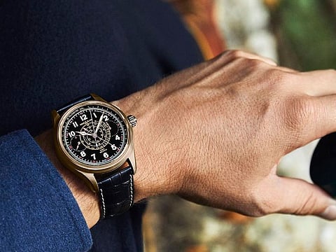 This rattrapante chronograph from Montblanc is a stunner