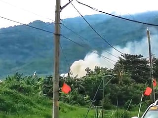 Small plane crashes into resort in Philippines