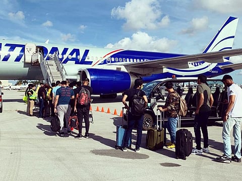 The UAE Embassy in Washington on Sunday received 70 evacuees from Miami, including a number of GCC nationals and a UAE resident of Indian origin.