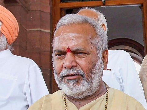  A file photo of former BJP party  MP Chinmayanand.