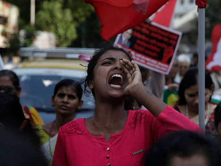  Protest against caste discrimination in Chennai, Tamil Nadu