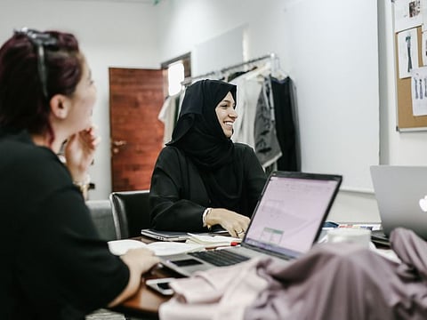 Latifa Al Gurg in her office in Al Quoz, Dubai