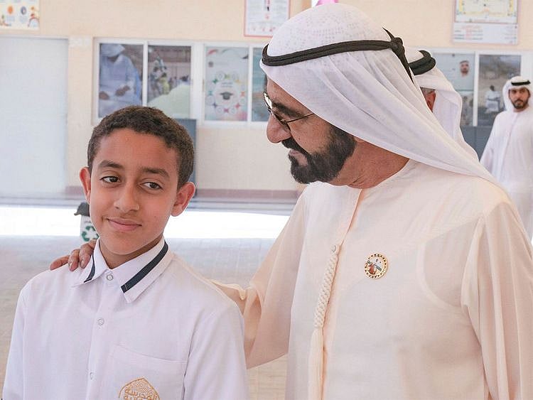 Sheikh Mohammed Bin Rashid with Khalifa Al Kaabi - 154