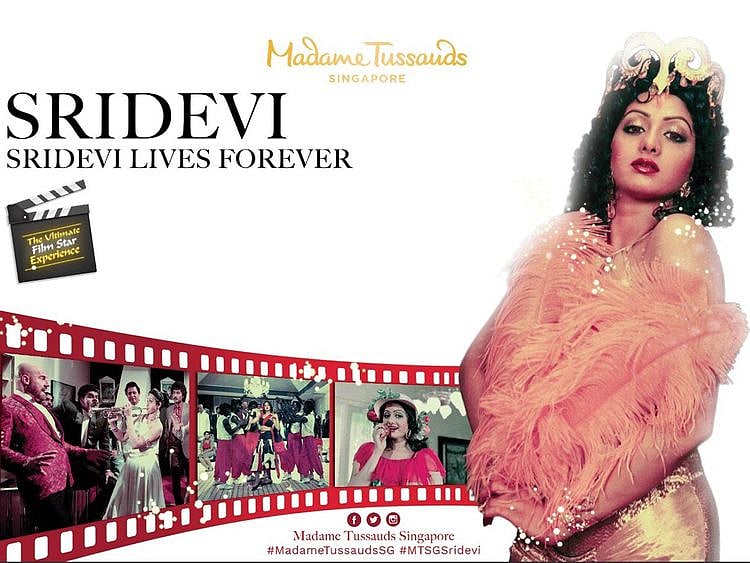 Sridevi's wax sculpture  20190904