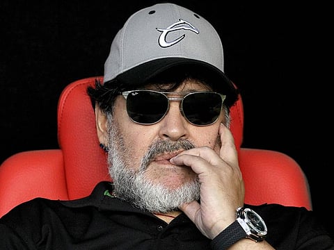 Argentine legend Diego Maradona 
