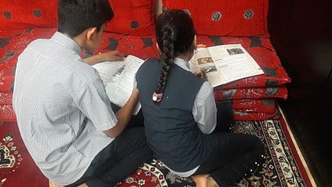 Indian expat Ali’s two children are among the many Indian students who are unable to attend school as their parents in distress defaulted in tuition fees. 