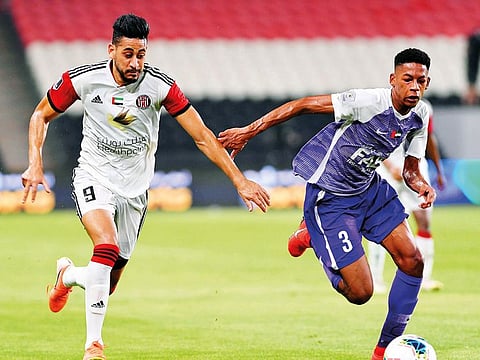 Hosts Al Jazira succumbed to a 3-0 home defeat on Friday night Al Ain in the Arabian Gulf Cup.