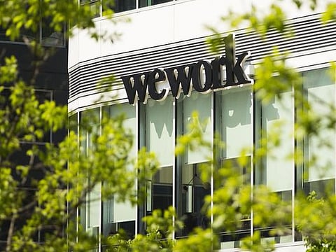 A WeWork location in Boston.