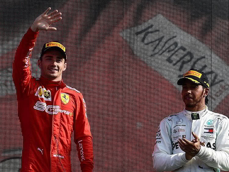 Ferrari's Monegasque driver Charles Leclerc