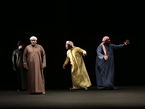 The play 'Ahmed bint Sulaiman' by the Kalba Society for Folklore and Theatre.